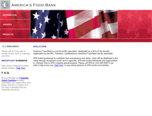 Tablet Screenshot of americasfoodbank.org